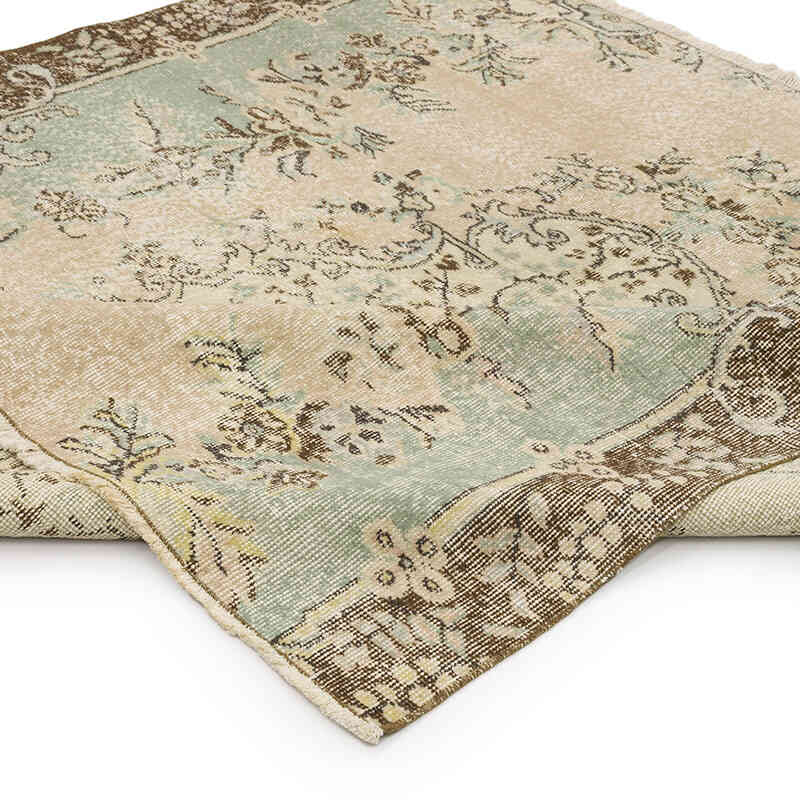 Alfombra Vintage Turca Anudada a Mano - 192 cm x 182 cm - K0070845