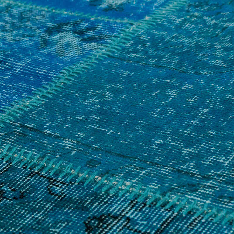 Alfombra De Retazos Turca Sobre-teñida - 80 cm x 748 cm - K0070849