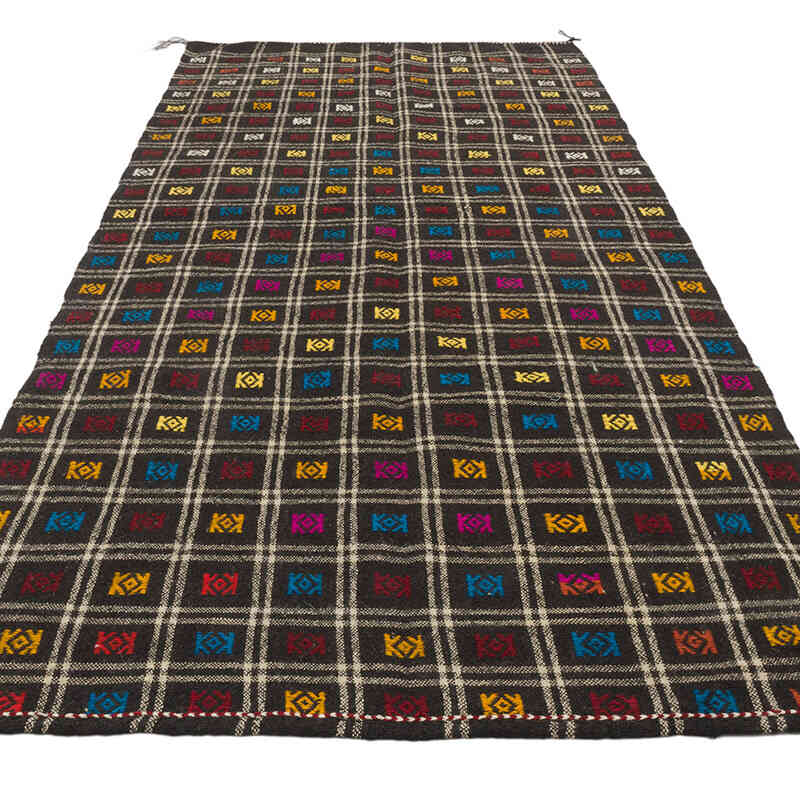 Vintage Anatolian Jijim Rug - 4' 4" x 9' 9" (52" x 117") - K0070852