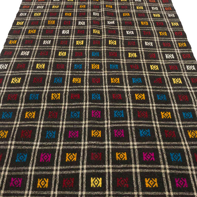 Vintage Anatolian Jijim Rug - 4' 4" x 9' 9" (52" x 117") - K0070852