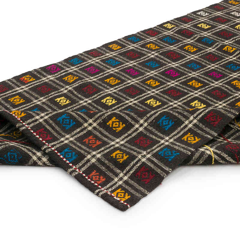 Vintage Anatolian Jijim Rug - 4' 4" x 9' 9" (52" x 117") - K0070852