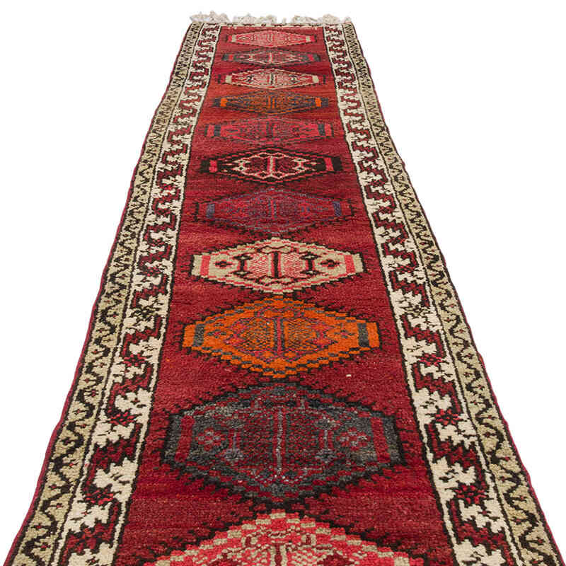 Alfombra Vintage de pasillo - 88 cm x 426 cm - K0070855