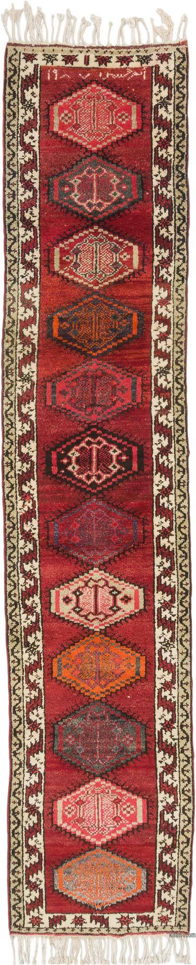 Vintage Anadolu Yolluk - 88 cm x 426 cm