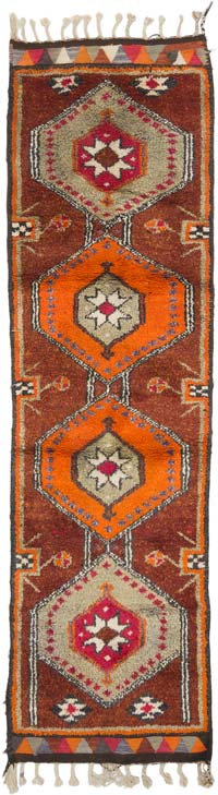 Alfombra Vintage de pasillo - 94 cm x 326 cm