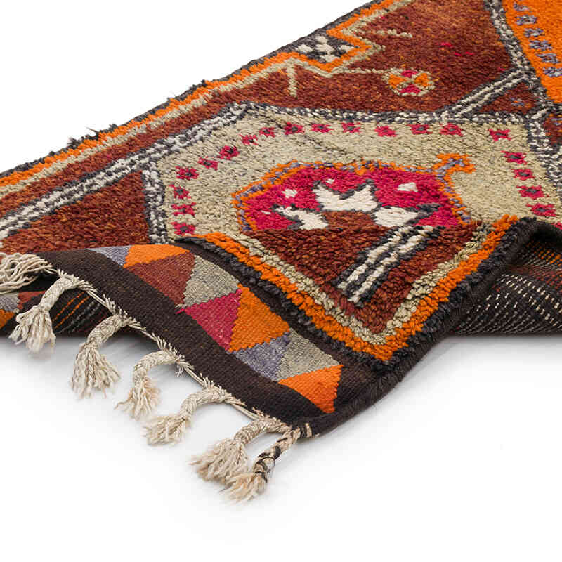 Vintage Tribal Runner Rug - 3' 1" x 10' 8" (37" x 128") - K0070860
