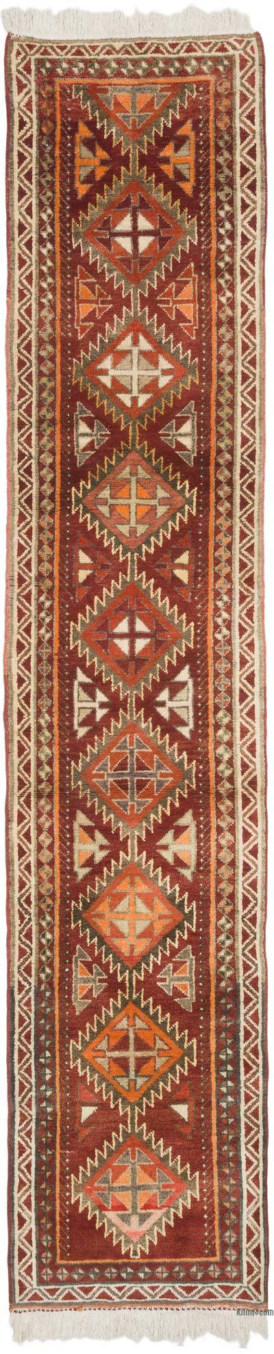 Vintage Anadolu Yolluk - 83 cm x 390 cm