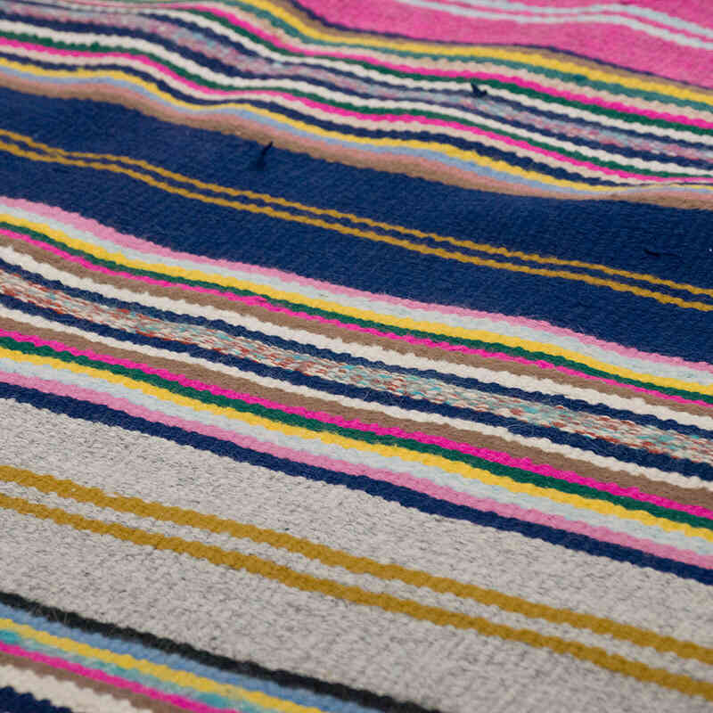 Vintage Turkish Kilim Runner - 4' 1" x 11' 4" (49" x 136") - K0070867