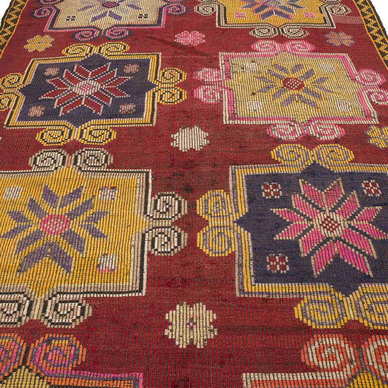 Vintage Anatolian Jijim Rug - 5' 11" x 9' 8" (71" x 116") - K0070869