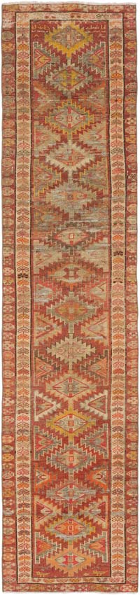Alfombra Vintage de pasillo - 85 cm x 360 cm