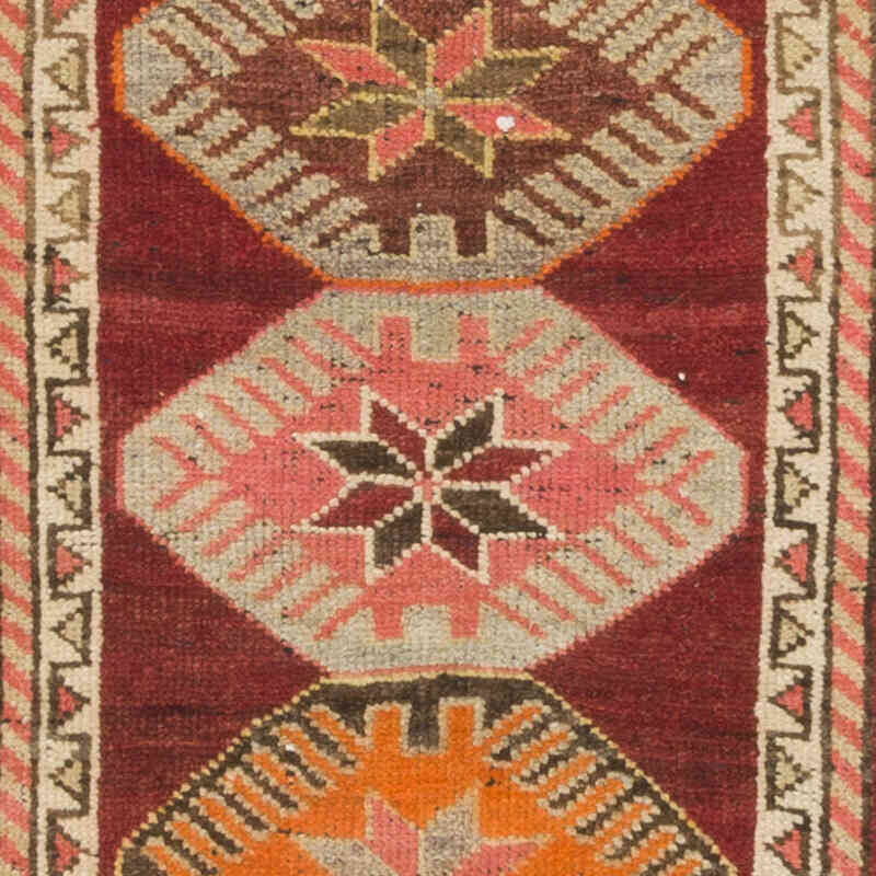 Vintage Tribal Runner Rug - 2' 9" x 12' 2" (33" x 146") - K0070874