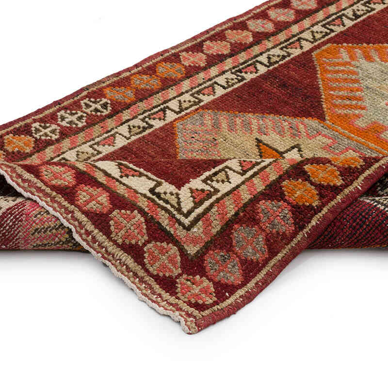 Vintage Tribal Runner Rug - 2' 9" x 12' 2" (33" x 146") - K0070874