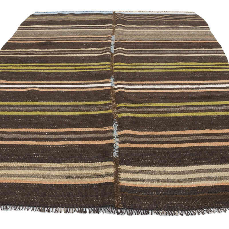 Vintage Anatolian Kilim Rug - 5' 4" x 7' 11" (64" x 95") - K0070877