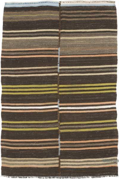 Vintage Anatolian Kilim Rug - 5' 4" x 7' 11" (64" x 95")
