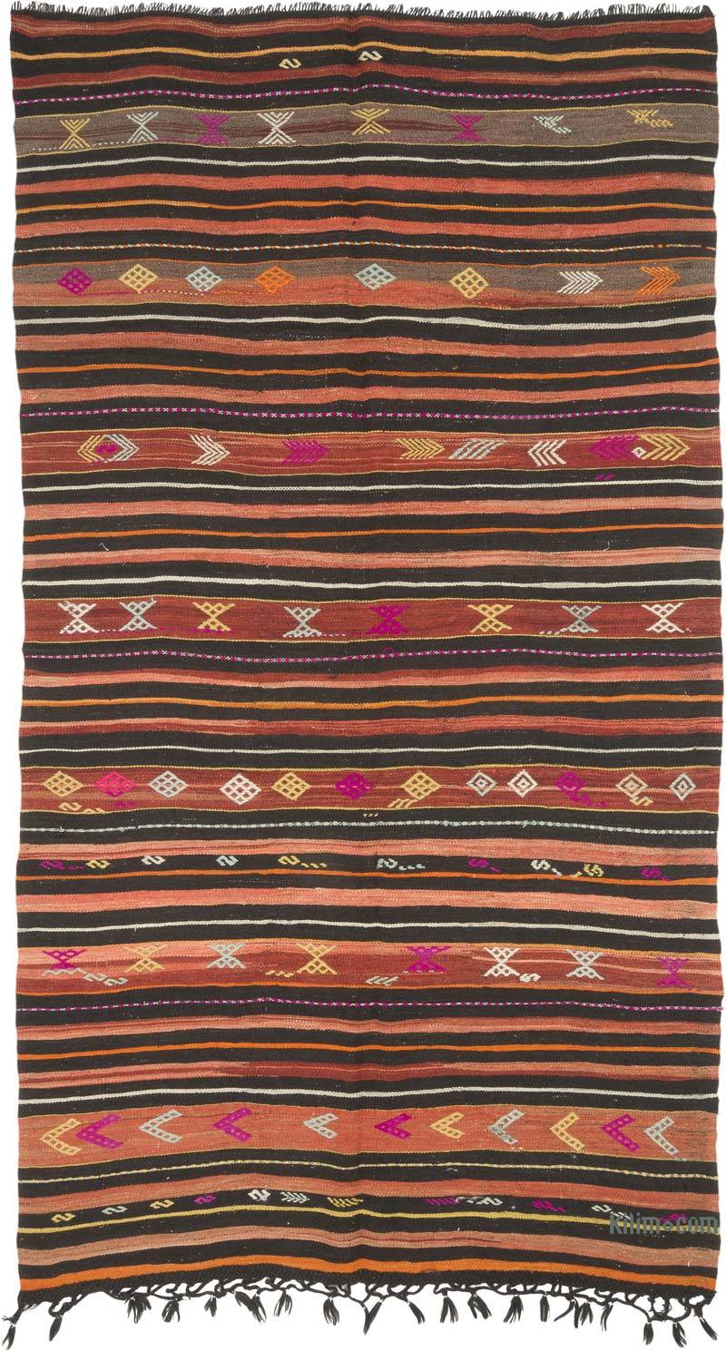 Alfombra Vintage Kilim Turca - 182 cm x 326 cm - K0070878