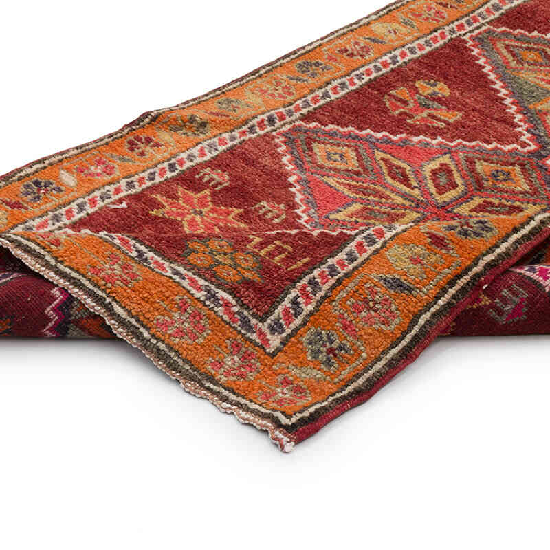 Vintage Tribal Runner Rug - 2' 10" x 13' 3" (34" x 159") - K0070901