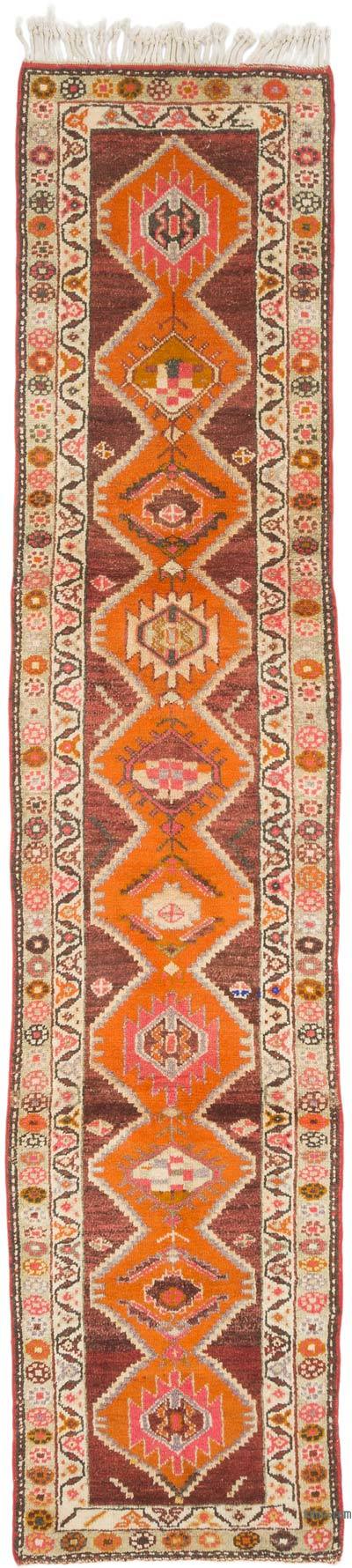 Vintage Tribal Runner Rug - 2' 9" x 12' 3" (33" x 147")