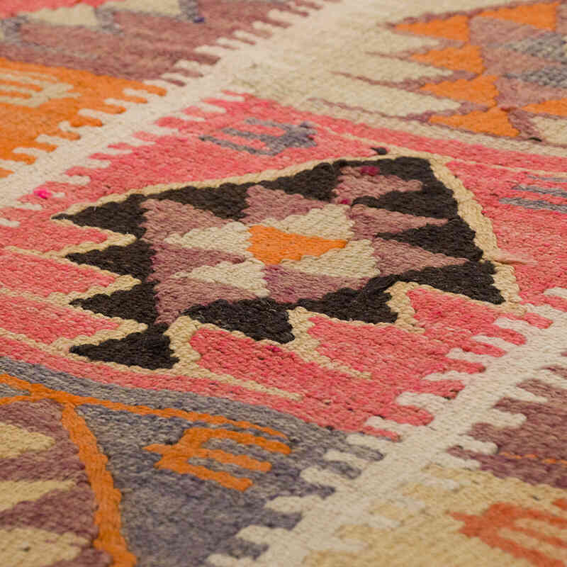 Vintage Tribal Kilim Runner - 3' 1" x 11' 6" (37" x 138") - K0070915