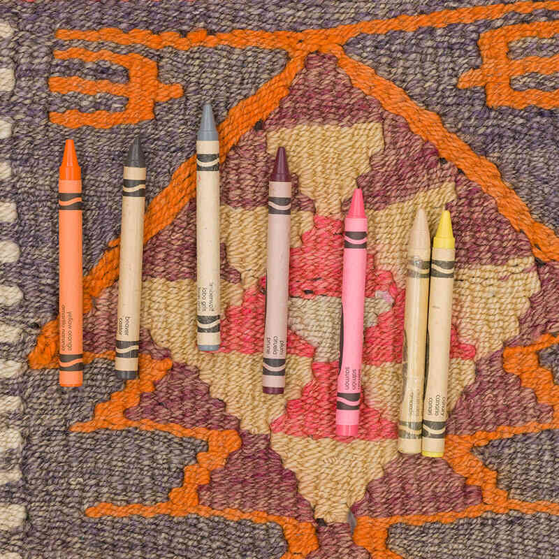 Vintage Tribal Kilim Runner - 3' 1" x 11' 6" (37" x 138") - K0070915