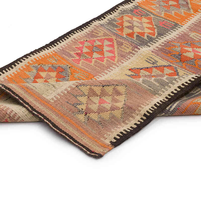 Vintage Tribal Kilim Runner - 3' 1" x 11' 6" (37" x 138") - K0070915