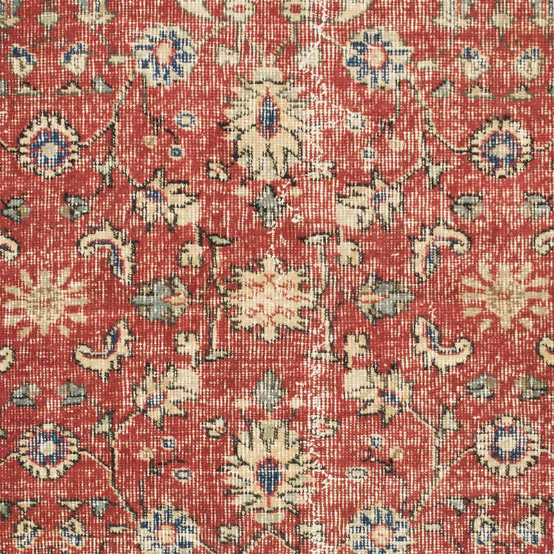 Vintage Turkish Hand-Knotted Rug - 3' 8" x 3' 8" (44" x 44") - K0070921