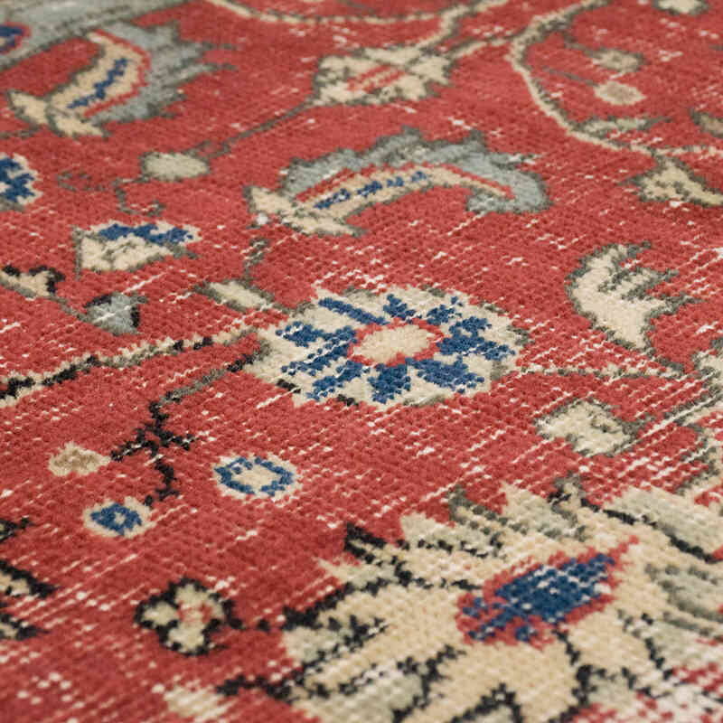 Vintage Turkish Hand-Knotted Rug - 3' 8" x 3' 8" (44" x 44") - K0070921