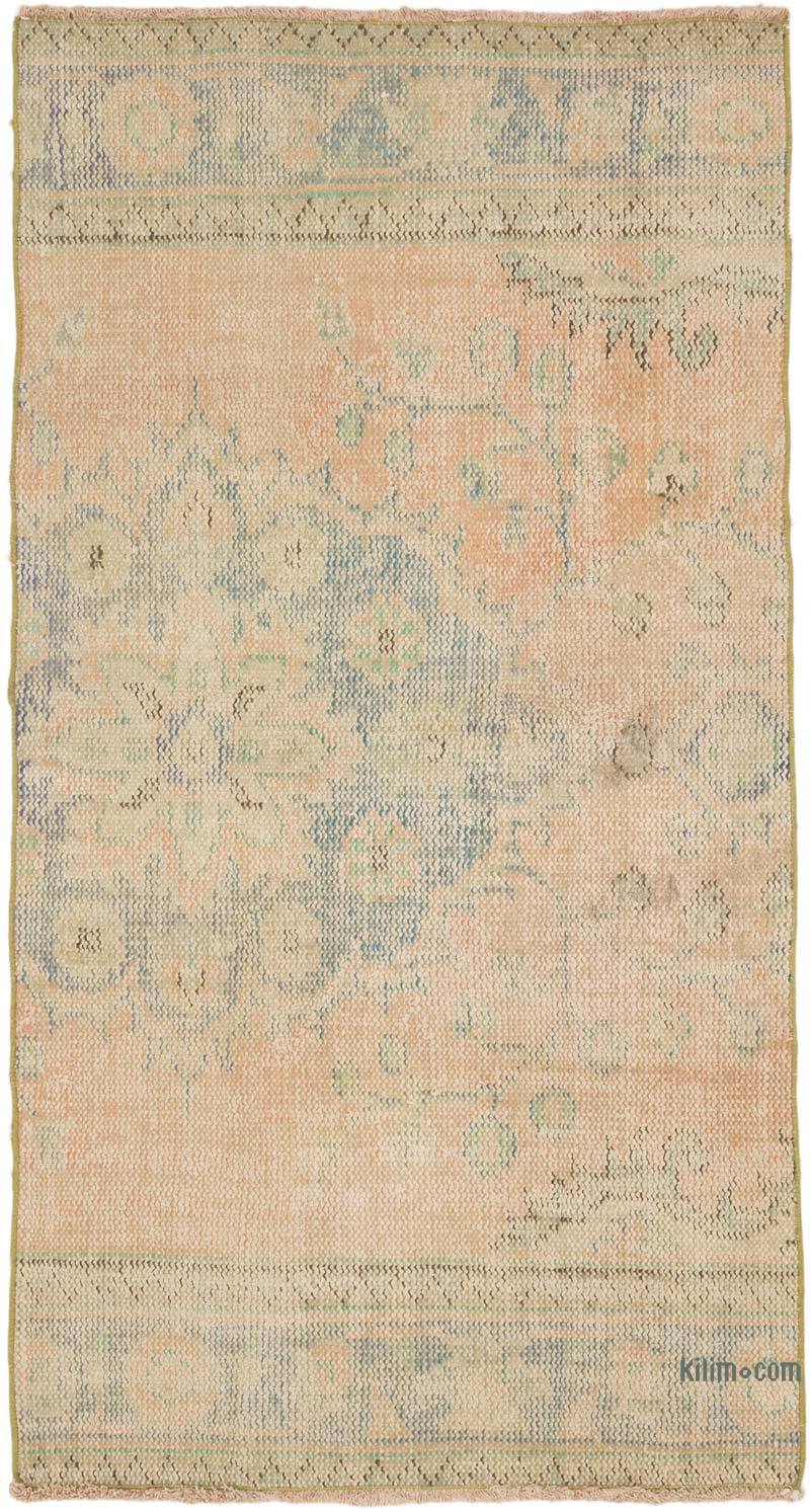 Alfombra Vintage Turca Anudada a Mano - 94 cm x 174 cm - K0070925