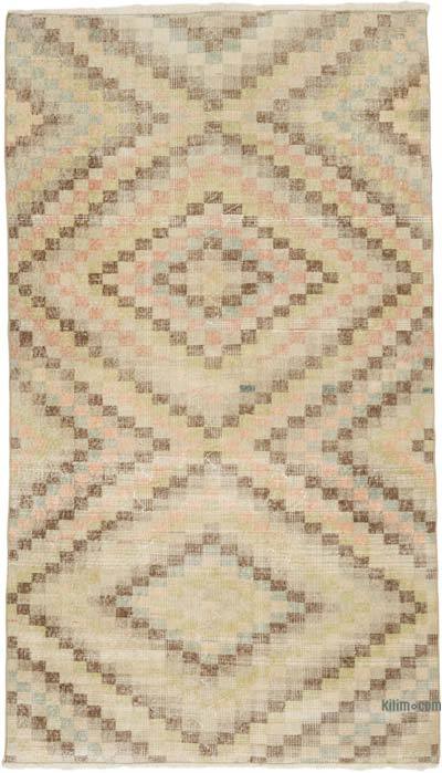 Alfombra Vintage Turca Anudada a Mano - 143 cm x 240 cm