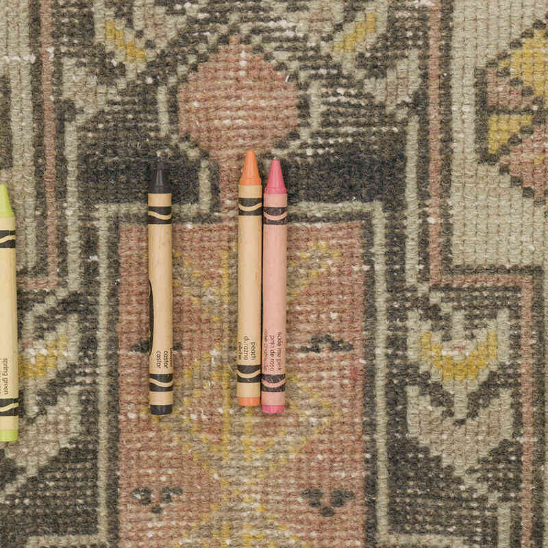 Vintage Turkish Hand-Knotted Rug - 3' 10" x 6' 4" (46" x 76") - K0070945