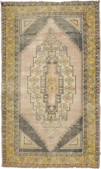 Alfombra Vintage Turca Anudada a Mano - 117 cm x 194 cm