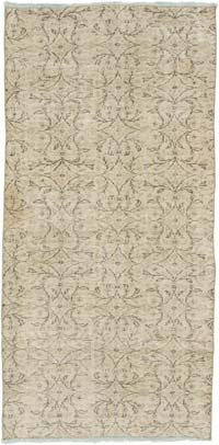 Alfombra Vintage Turca Anudada a Mano - 97 cm x 197 cm