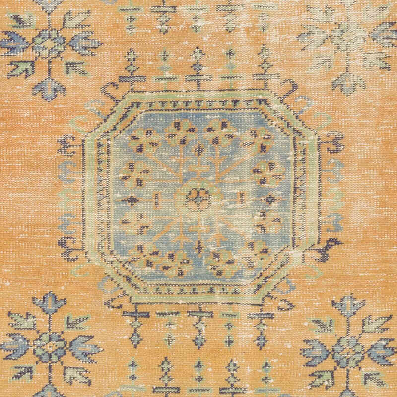 Vintage Turkish Hand-Knotted Runner - 3' 5" x 11' 4" (41" x 136") - K0070950