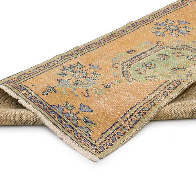 Vintage Turkish Hand-Knotted Runner - 3' 5" x 11' 4" (41" x 136") - K0070950