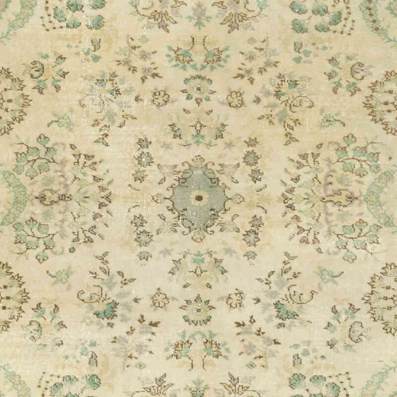 Vintage Turkish Hand-Knotted Rug - 7'  x 9' 9" (84" x 117") - K0070951