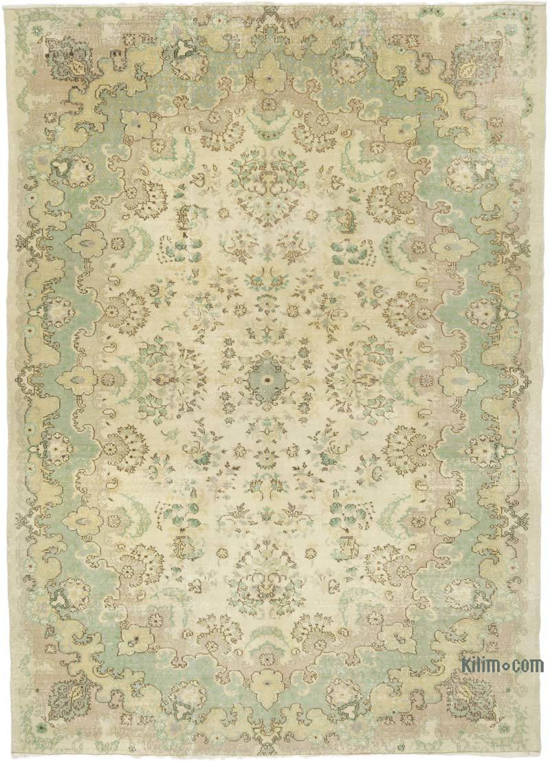 Vintage Turkish Hand-Knotted Rug - 7'  x 9' 9" (84" x 117") - K0070951