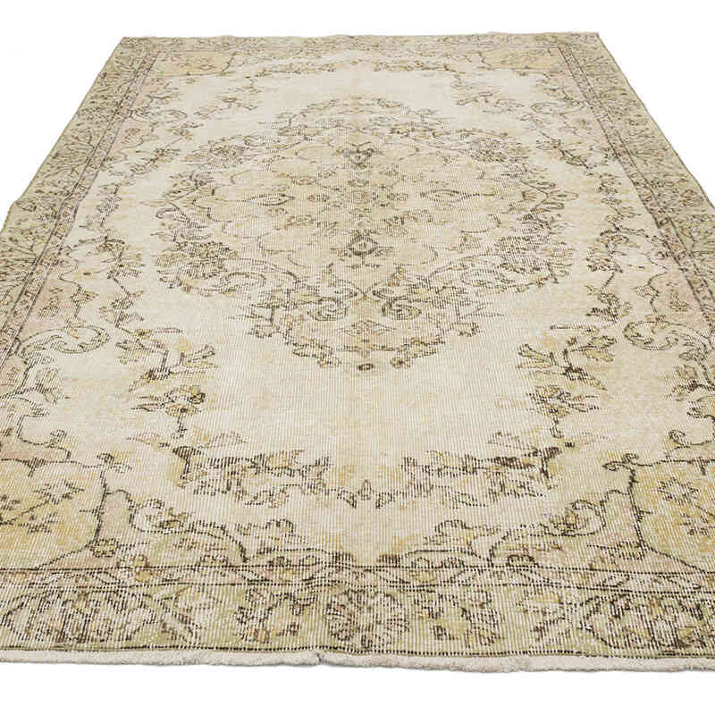 Alfombra Vintage Turca Anudada a Mano - 166 cm x 271 cm - K0070954