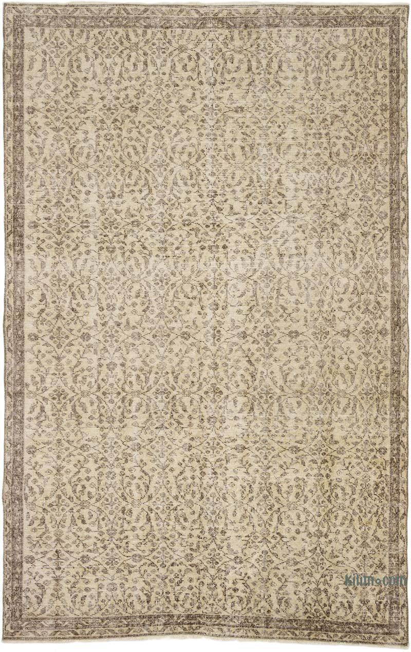 Vintage Turkish Hand-Knotted Rug - 5' 7" x 8' 8" (67" x 104") - K0070958