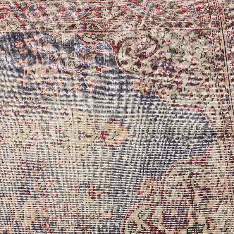 El Dokuma Vintage Halı - 89 cm x 106 cm - K0070966