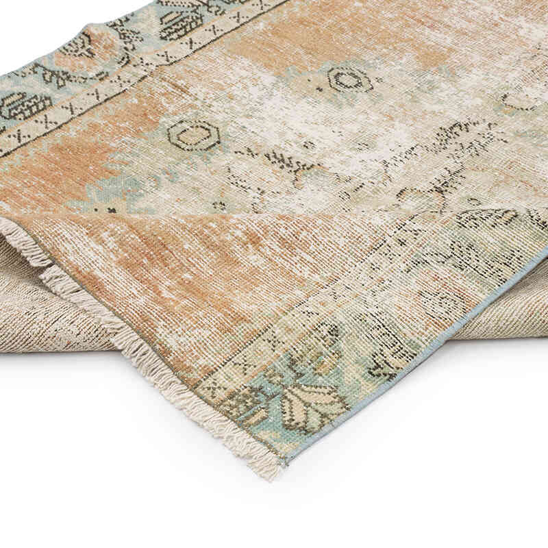 El Dokuma Vintage Halı - 96 cm x 118 cm - K0070968