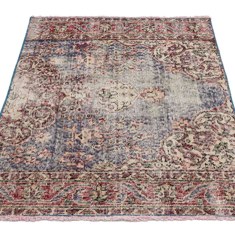 El Dokuma Vintage Halı - 82 cm x 108 cm - K0070969