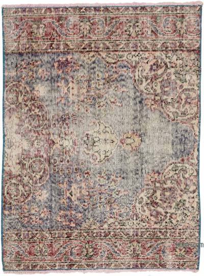 El Dokuma Vintage Halı - 82 cm x 108 cm