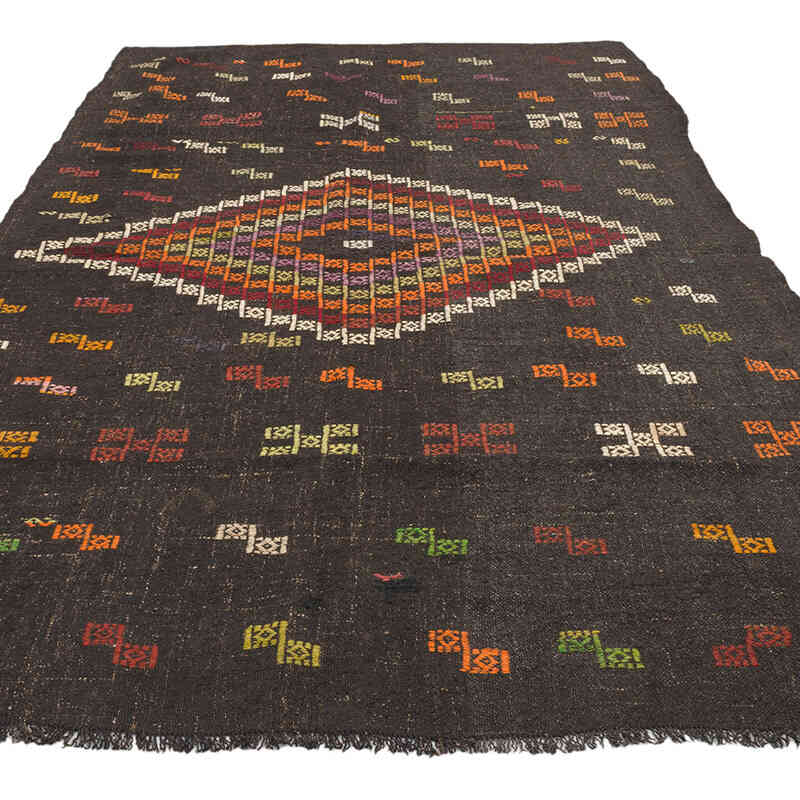 Alfombra Vintage Anatolian Kilim - 160 cm x 256 cm - K0070981