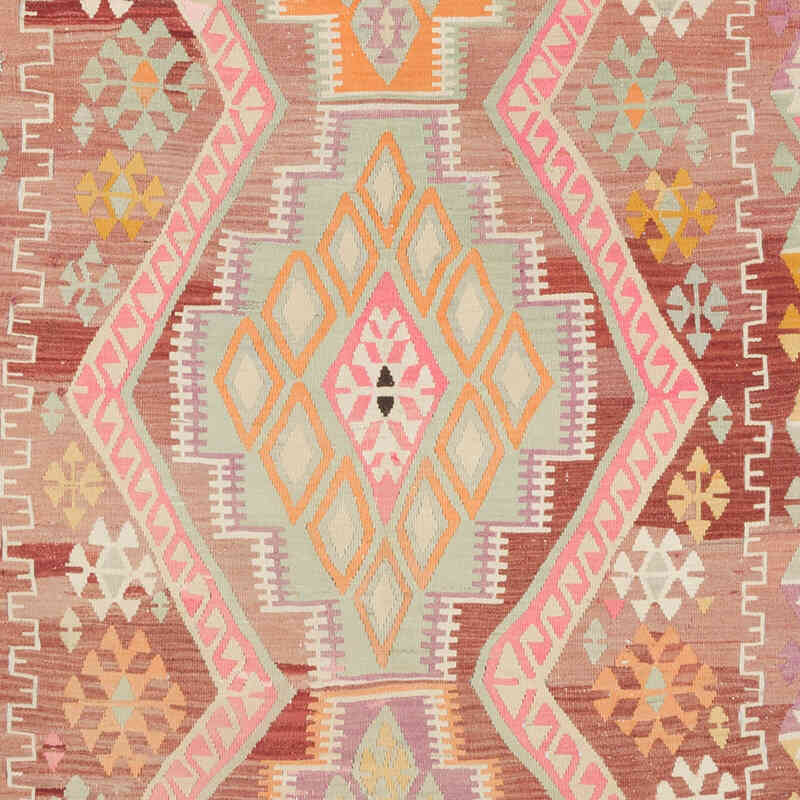 Alfombra Kilim Tribal Vintage - 138 cm x 331 cm - K0070982