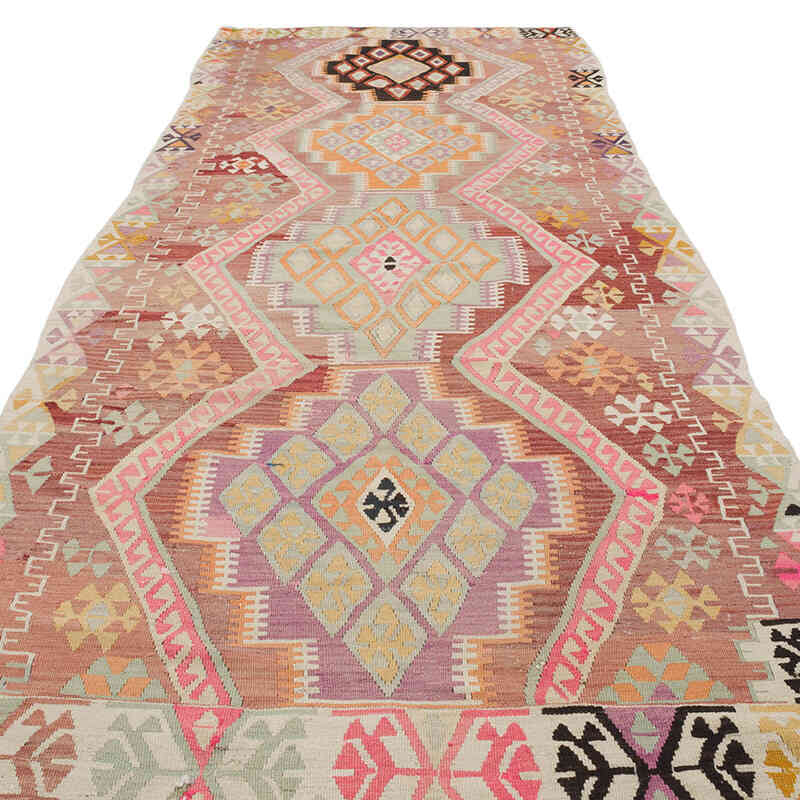 Alfombra Kilim Tribal Vintage - 138 cm x 331 cm - K0070982