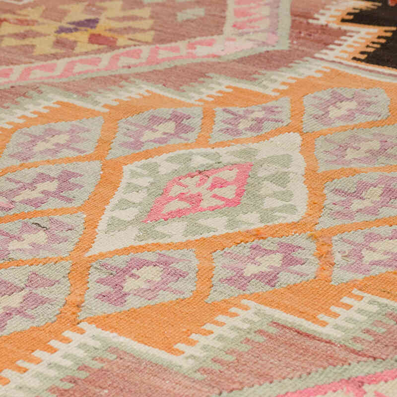 Alfombra Kilim Tribal Vintage - 138 cm x 331 cm - K0070982