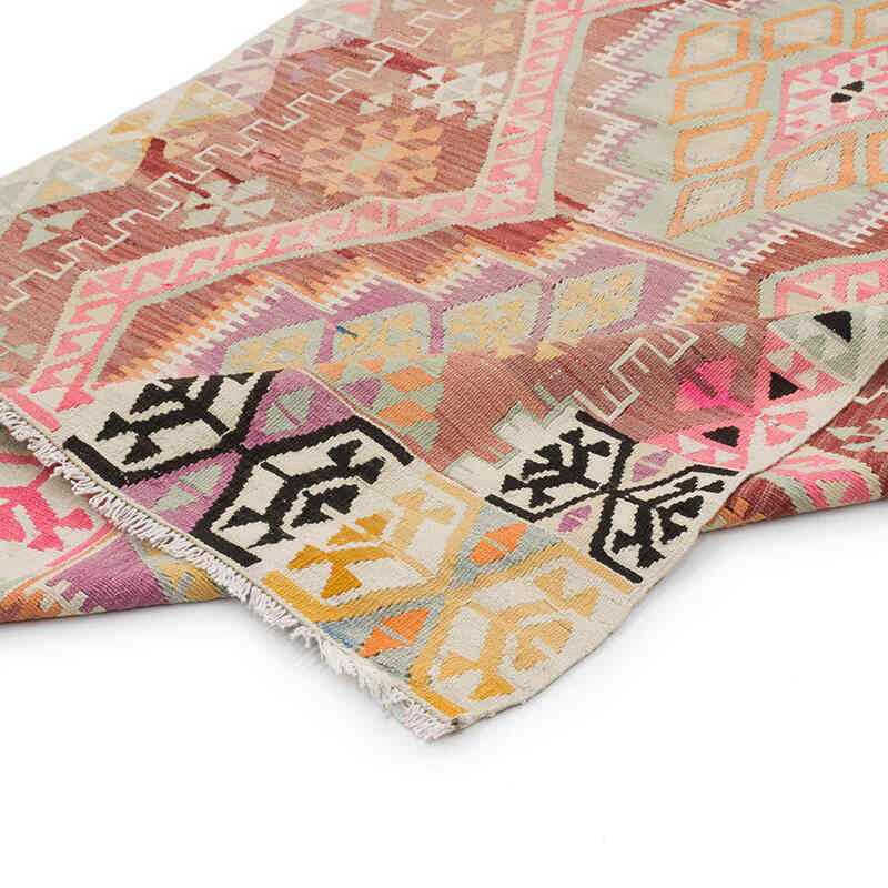Alfombra Kilim Tribal Vintage - 138 cm x 331 cm - K0070982