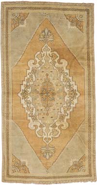 El Dokuma Vintage Halı - 104 cm x 197 cm