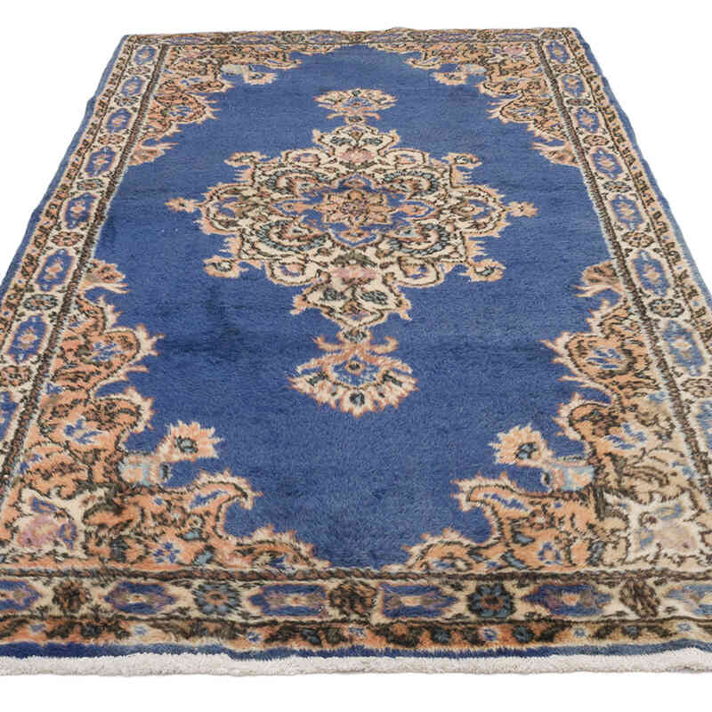 Alfombra Vintage Turca Anudada a Mano - 122 cm x 225 cm - K0070989