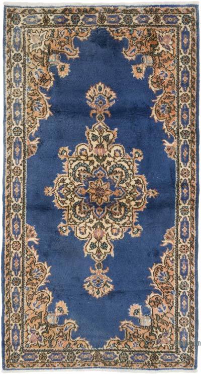 Alfombra Vintage Turca Anudada a Mano - 122 cm x 225 cm