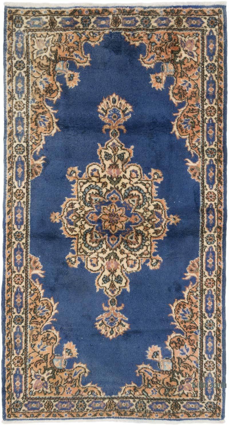Alfombra Vintage Turca Anudada a Mano - 122 cm x 225 cm - K0070989