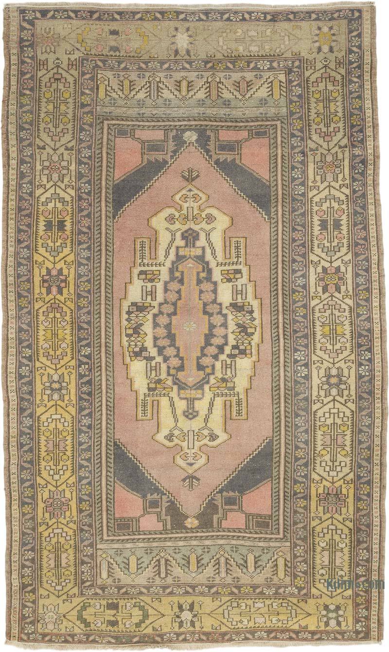 Vintage Turkish Hand-Knotted Rug - 5' 2" x 8' 5" (62" x 101") - K0070990